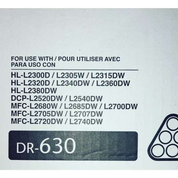 Genuine Brother DR630 Drum Unit High Yield for MFC-L2700DW, DCP-L2540DW NEW - Picture 6 of 10